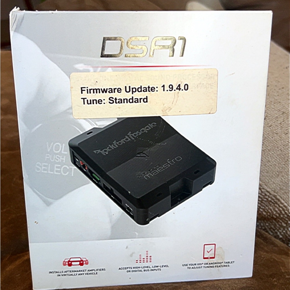 Rockford Fosgate DSR1 Black Audio Processor